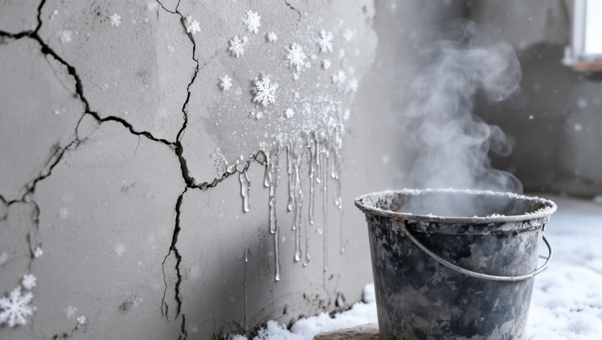 czy mozna tynkowac w zimie