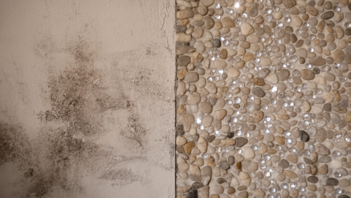 Czym czyścić tynk mozaikowy wewnątrz