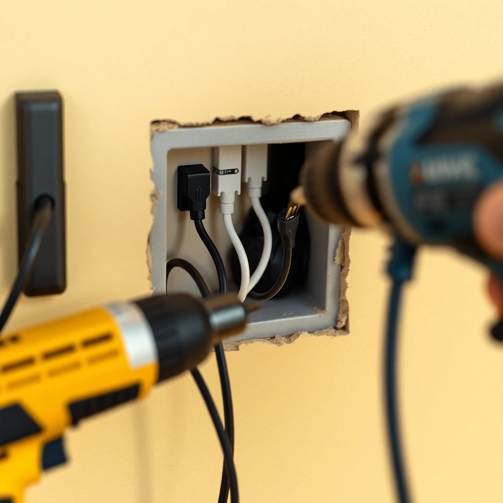 Jak schować kabel w ścianie