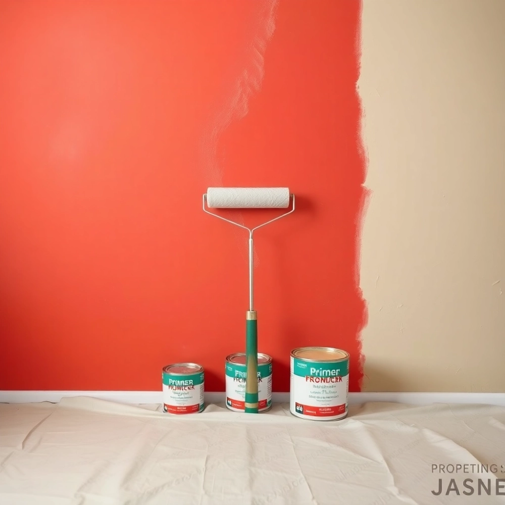 Jak zamalować czerwony kolor na ścianie