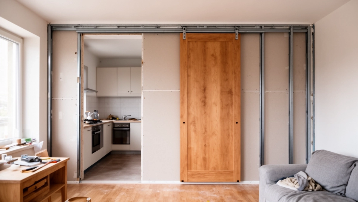 Jak zrobić ściankę działową z drzwiami