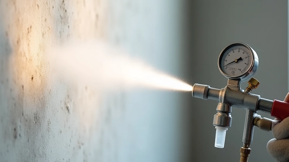 Jakie ciśnienie do tynku natryskowego