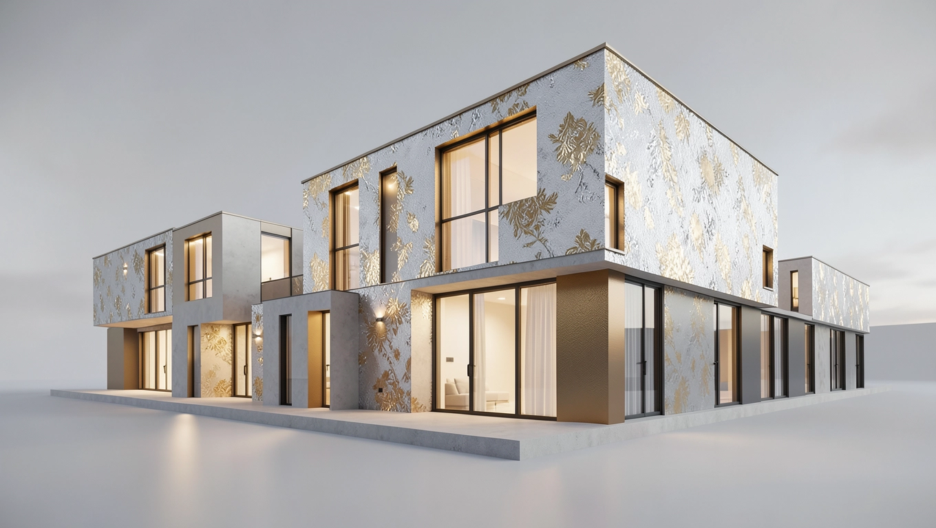 Kolory brokatu srebrny i złoty