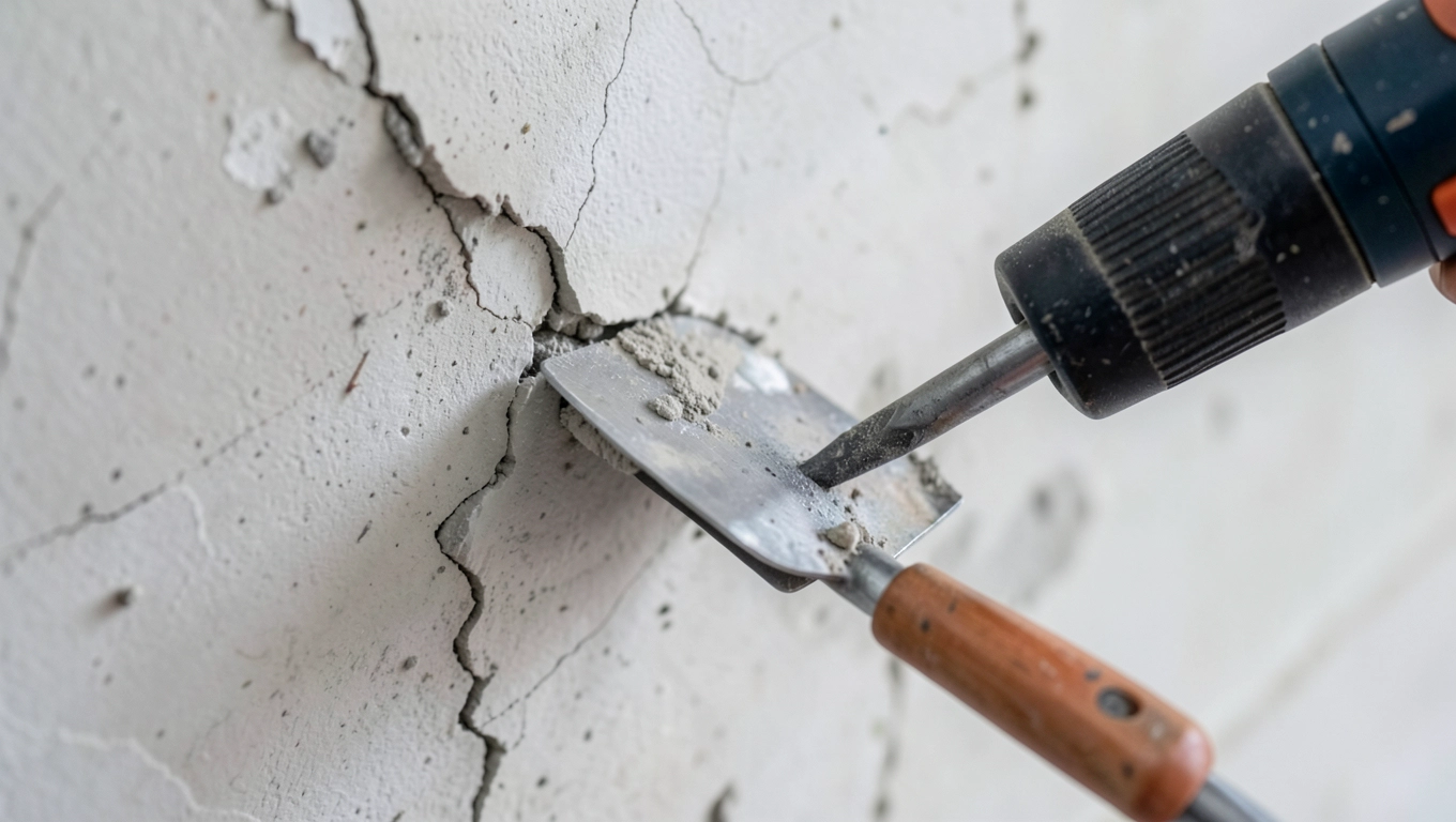 Narzędzia do skuwania starego tynku