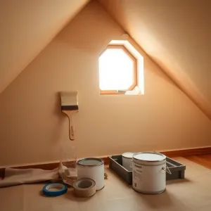Jak malowac ściany na poddaszu