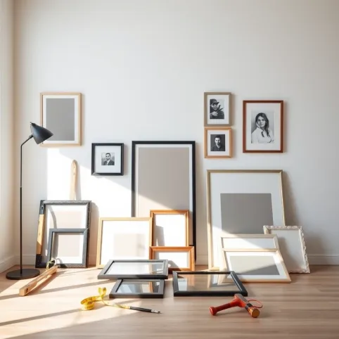 Jak powiesić kilka obrazów na ścianie