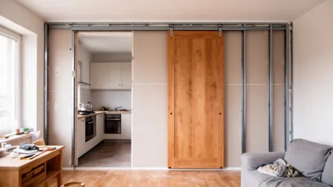 Jak zrobić ściankę działową z drzwiami