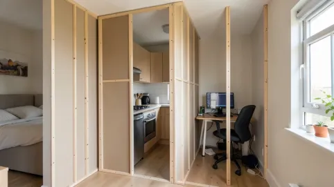 ścianki działowe rozporowe do samodzielnego montażu