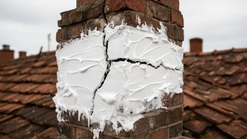 Tynkowanie komina klejem do styropianu