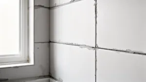 Układanie płytek 60x60 na ścianie