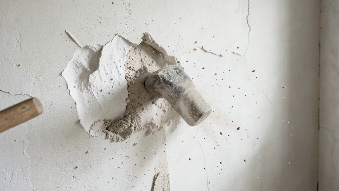 Skuwanie tynków tylko robocizna