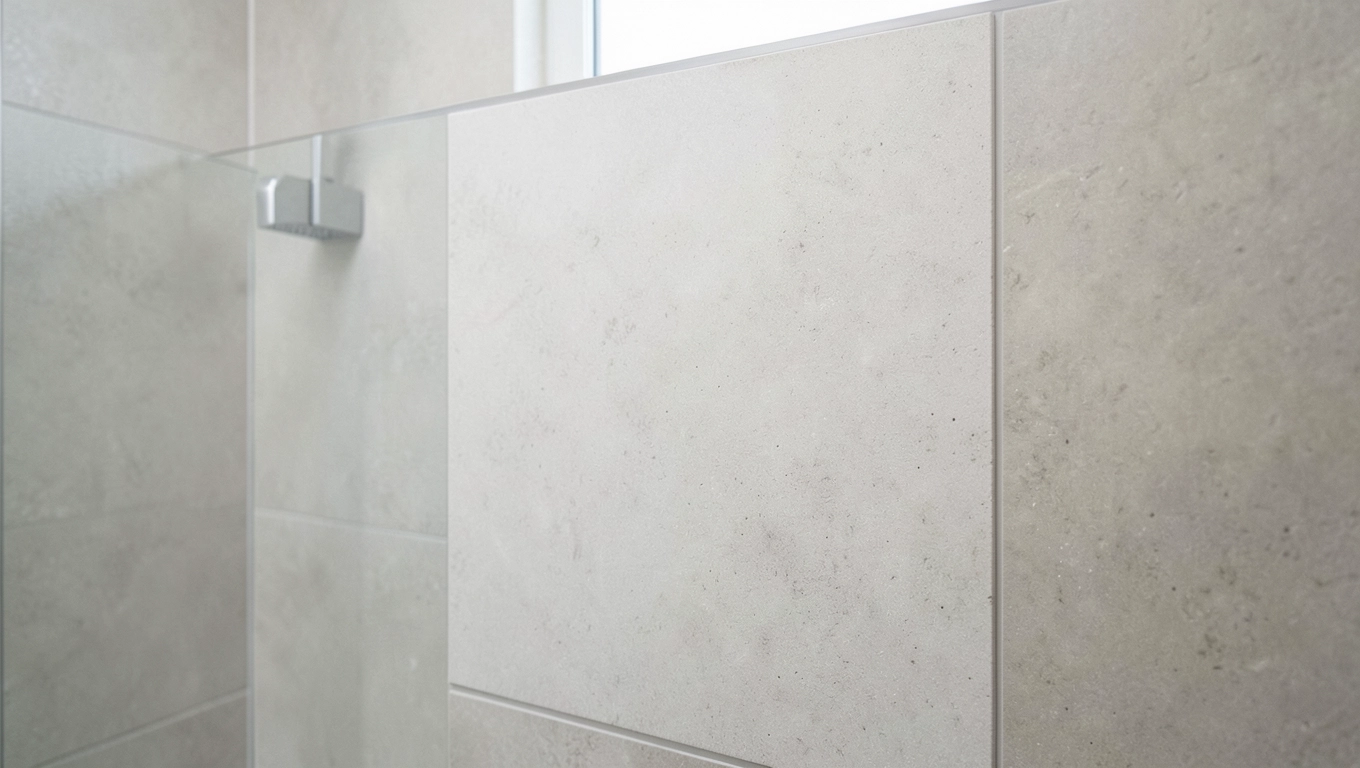 Spiek kwarcowy na ścianę łazienkową